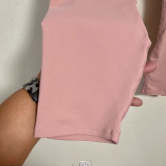 Fabletics Define Powerhold Cropped Leggings Blush Size XL - Picture 3 of 12
